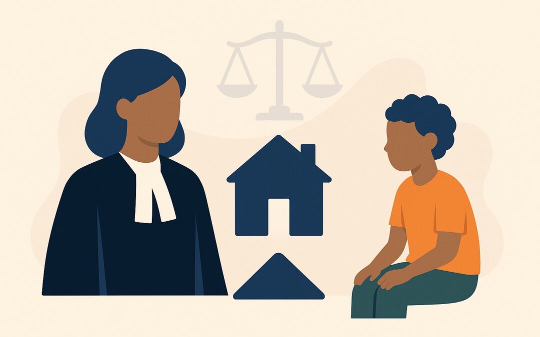 Juge ordonnance le placement d'un enfant en danger afin de le protéger.