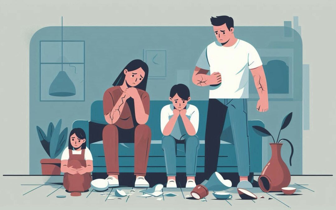 famille victime de violences conjugales